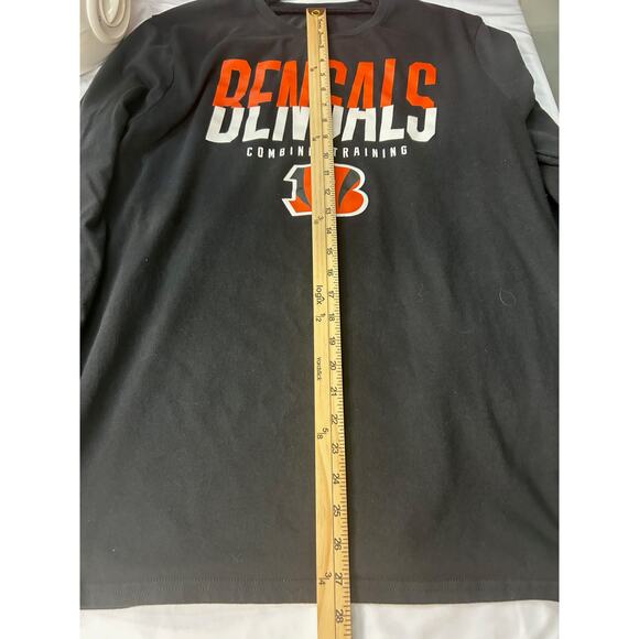NFL TEAM APPAREL BENGALS NFL LONG SLEEVE TEE SHIRT SIZE XL - Picture 4 of 12
